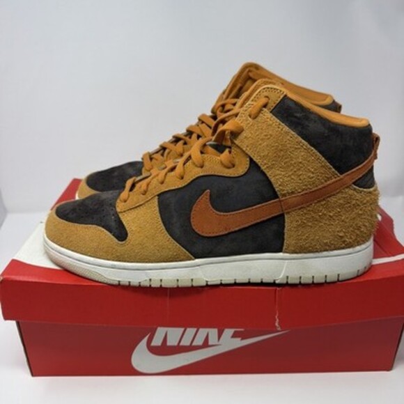 Nike Other - Nike Dunk Premium High Dark Curry - Size 12.5